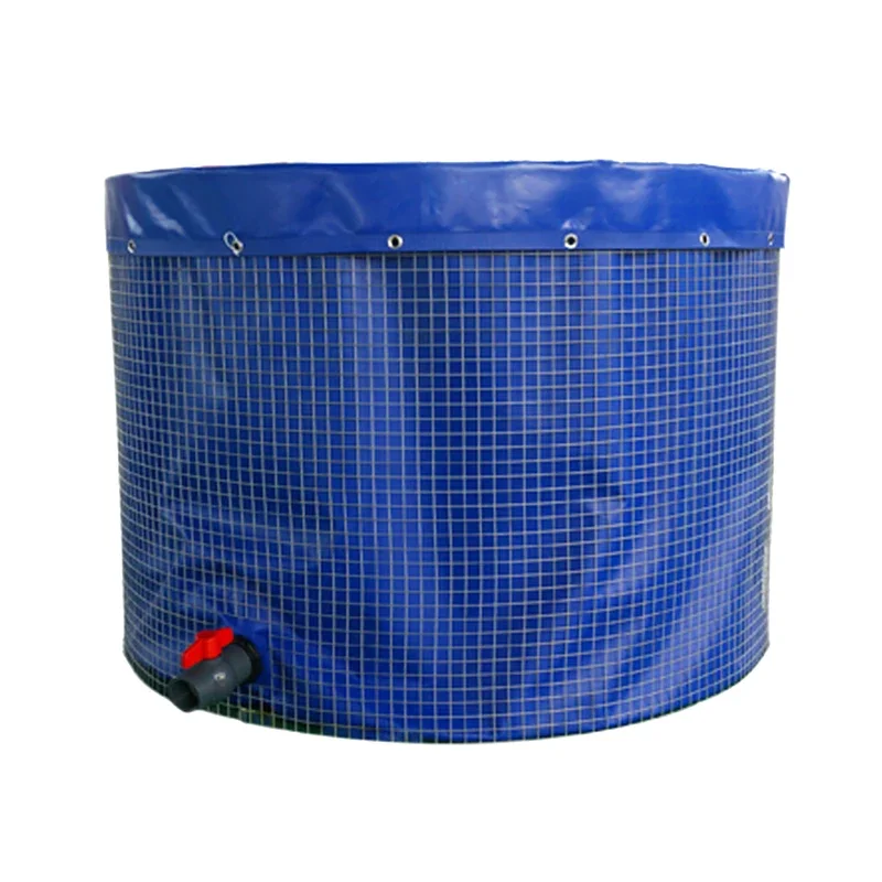 

Fish Pool Farming Tank Plastic Fish Tank Pvc Tarpaulin Pond 1000L Aquaculture Fish Tanks