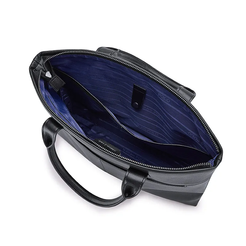 حقيبة رجالية الراقية حقيقية رسول العلامة التجارية الفاخرة حقائب جلدية رجال الأعمال الجديدة جلد البقر دفتر حقيبة يد بالجملة #3