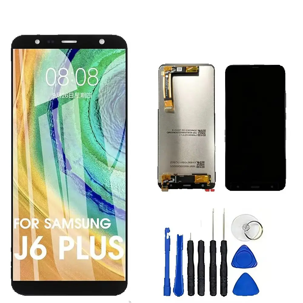 Pantalla LCD para Samsung Galaxy J6 Plus J610 J610F/J4 Plus J415 2018/J4 Core J410, Repuesto de Pantalla LCD