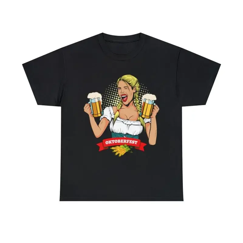 Oktoberfest German Waitress Kellner T Shirt S 5Xl