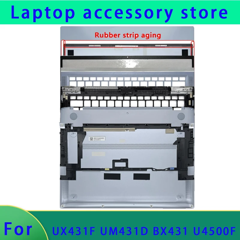 Original 95 New Suitable for ZenBook UX431F UM431D BX431 U4500F RM431 Laptop LCD Back Cover, Palm Rest Bottom Cover, ACD Cover