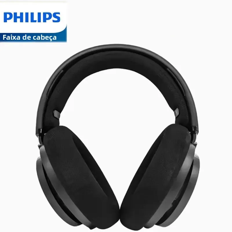 Original philips shp9600 com fio cabeça-montado fone de ouvido estéreo de alta fidelidade para jogos 3.5mm 6.3mm universal shp9500 atualização fone de ouvido