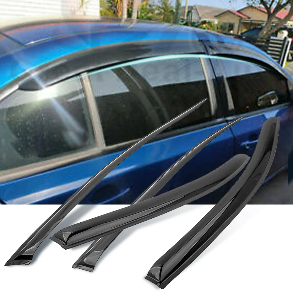 4pcs Weathershield Window Visor For Ford Falcon FG Sedan UTE XR6 Turbo XR8 08-19