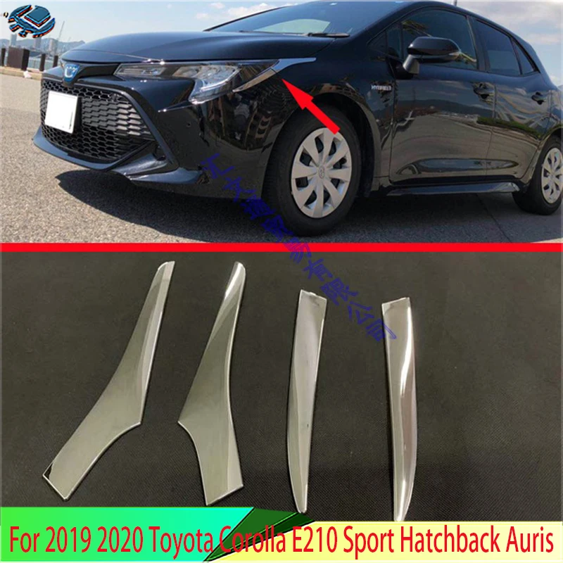 

For 2019-2021 Toyota Corolla E210 Sport Hatch Hatchback Auris ABS Chrome Front Head Light Headlight Lamp Cover Trim Frame 2020