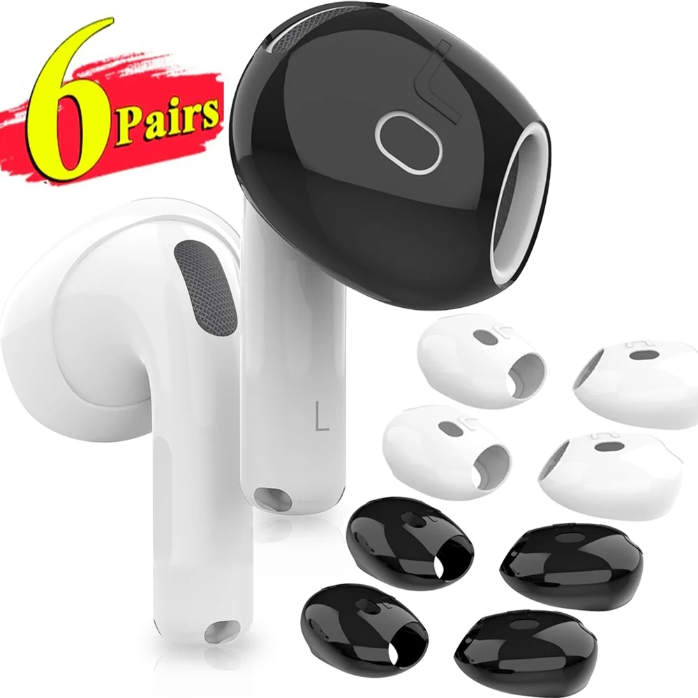 

Сменные нескользящие насадки для наушников Apple AirPods 4, защитный рукав, мягкие силиконовые накладки для ушей, насадки для AirPods 4 Gen
