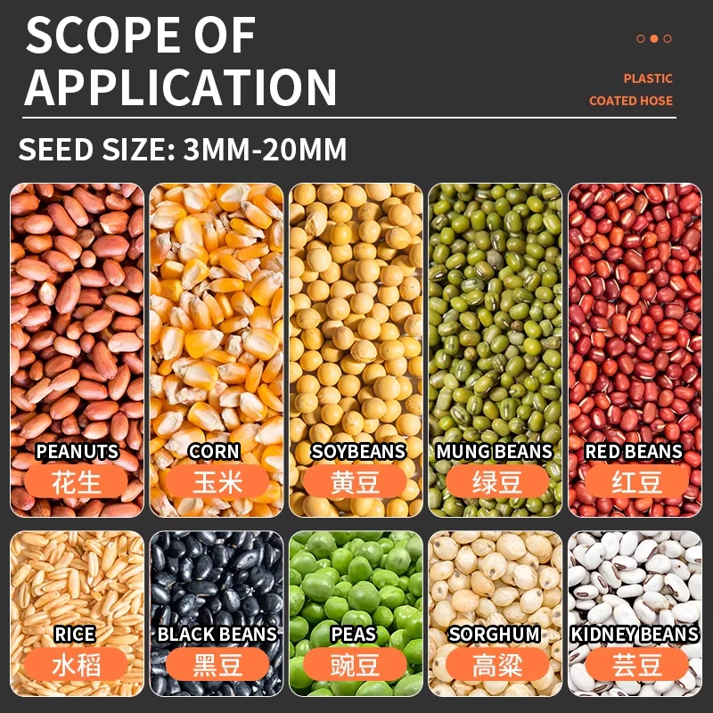 Hand-Pushed Seeder Specialized for Corn, Peanuts, and Soybeans Seeding Machine Compact Fully Automatic Fertilizer Applicator