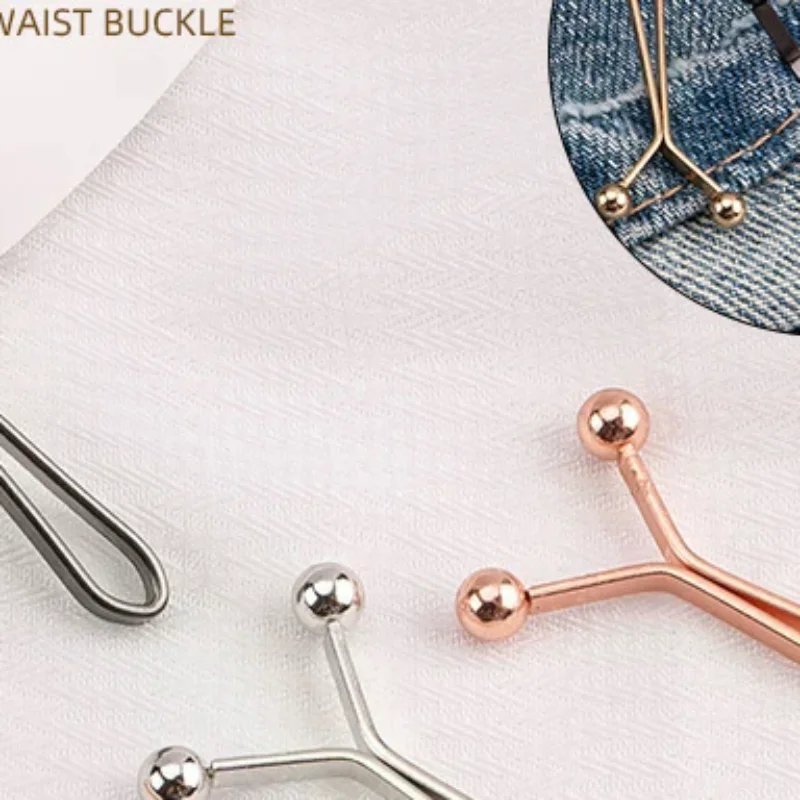 

4PCS Adjustable Sleeve Clip Jeans Skirts Detachable Buckle Accessories For Pants Waist Tightening Sleeve Reduction Clip