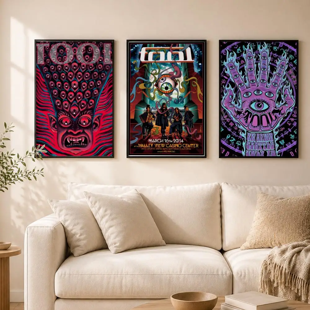 Band T-Tool-L Poster Self-Adhesive Waterproof Wall, Decorative Home Art & Holiday Gift