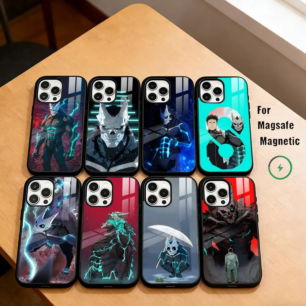 

The powerful K-Kaiju No Phone Case For iPhone17,16,15,14,13,12,11 Plus,Pro Magnetic with Magsafe Wireless Charging