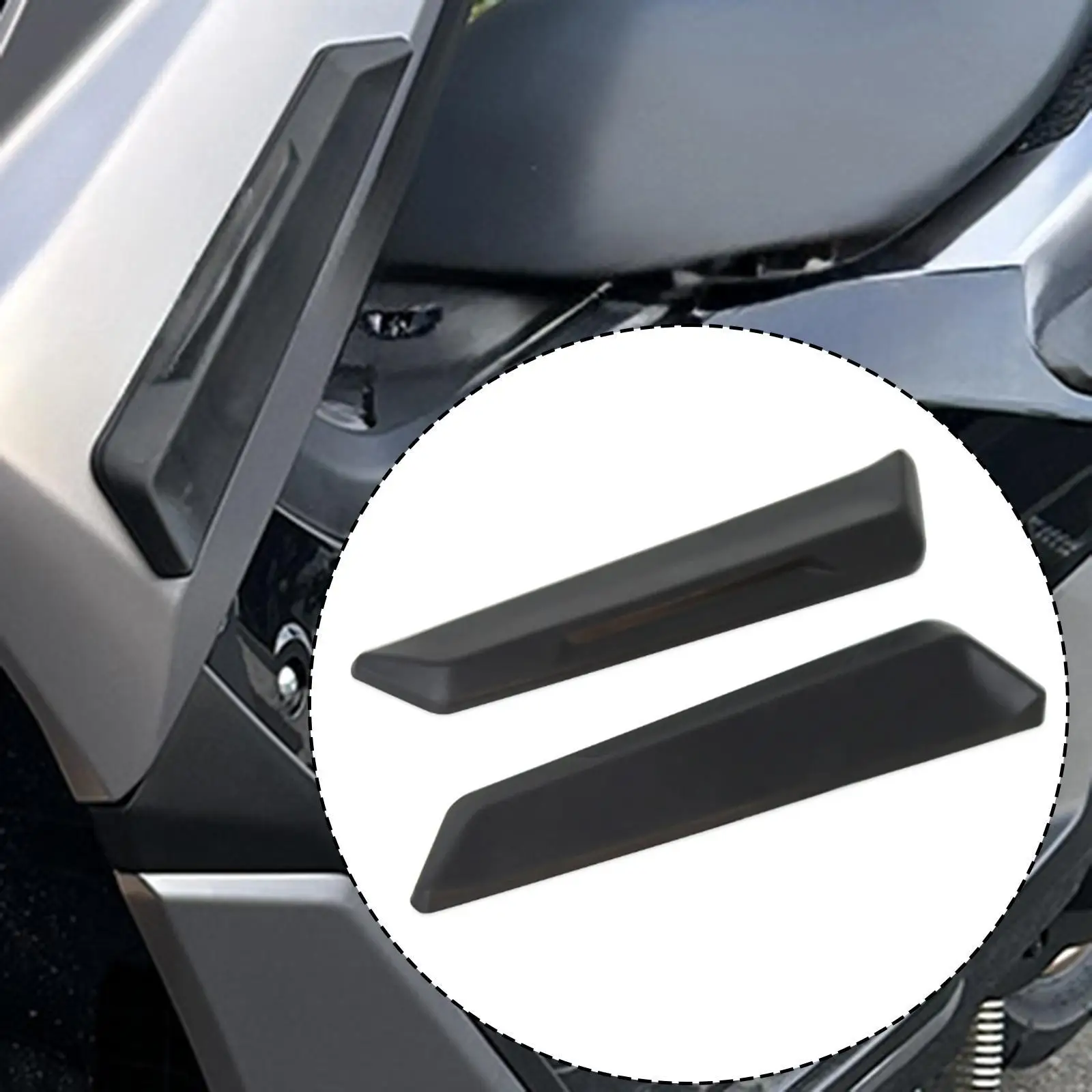 

Side Air Deflectors Easy to Install Guard Anti Scratch Body Protection Compact Side Panels Protectors Motorbike Accessories