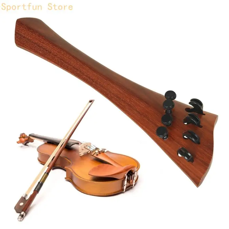 Cello Tailpiece for 4/4 Repair Use with 4 Fine Tuners Fitted X7JD
