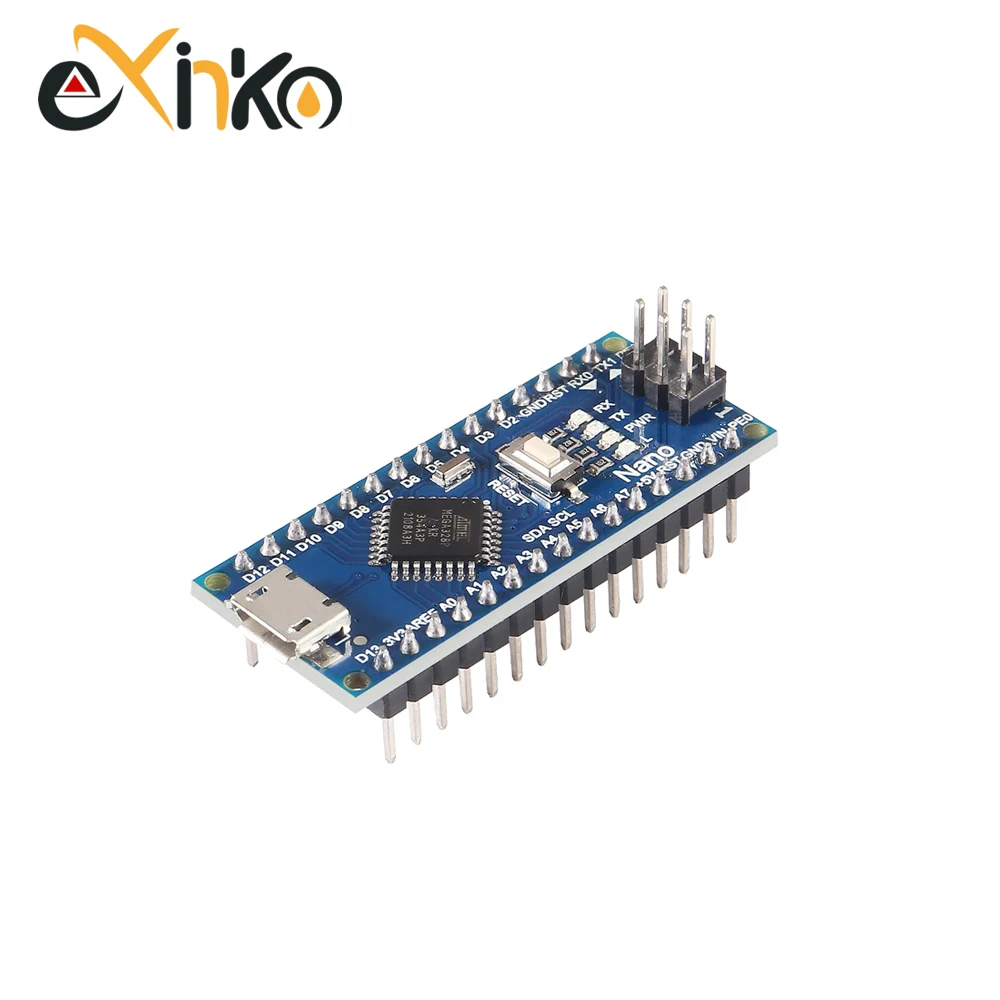 1–10 Stück Nano 3.0 mit dem Bootloader-kompatiblen Controller CH340 USB-Treiber Mini / Typ-C / Micro 16 MHz ATMEGA328P für Arduino