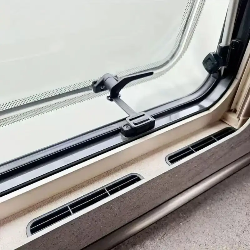 

J0MA RVs Campers Window Safety Latches Plastic Window Security Lock Easy Installation