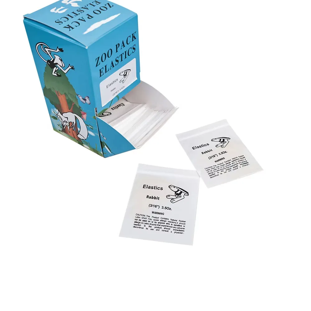 1000pcs/10bags Dental Orthodontic Elastic Band Latex Rubber Band Model 3.5OZ 5.0OZ 6.5OZ for Brackets