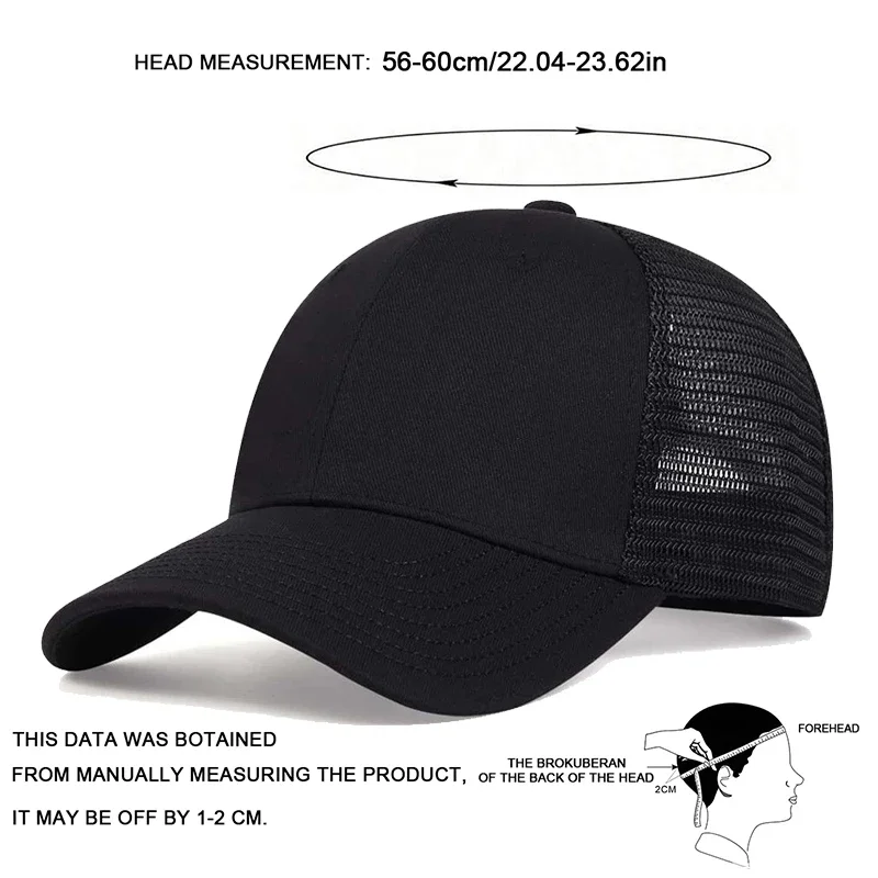 Unisex Light Plate Baseball Net Caps Spring and Summer Outdoor Adjustable Casual Hats Sunscreen Hat Sports Golf Cap