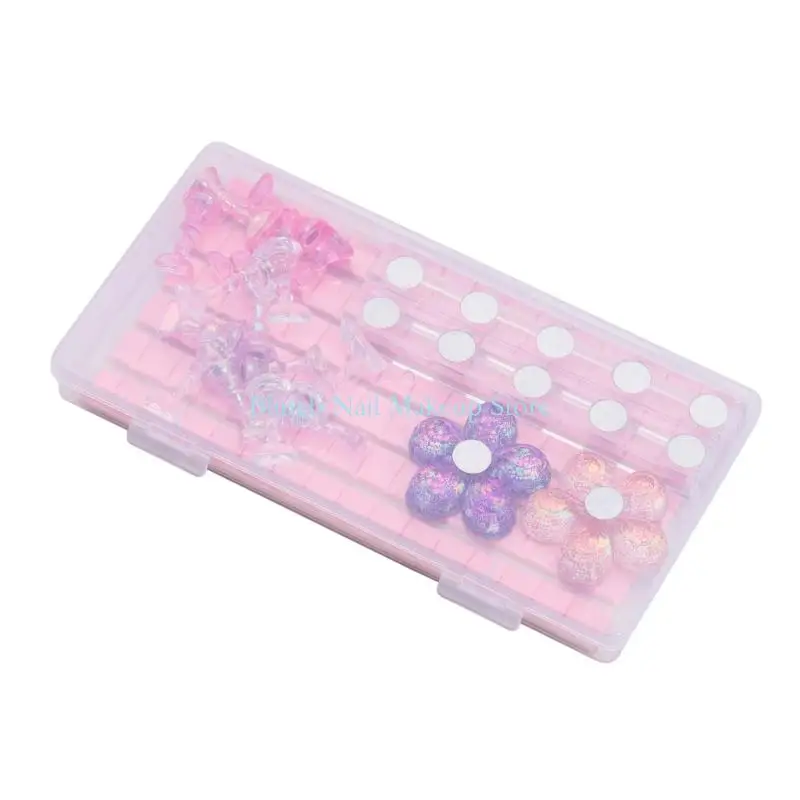 

28TA Stands for Nail Art,Press on Stand Tips Practice Holder Reusable Adhesive Putty for DIY Painting