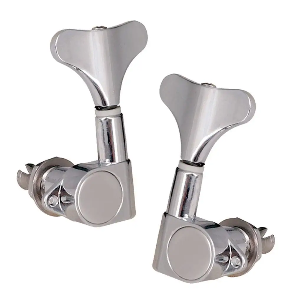 4pcs/set Enjoy Smooth Tuning Rustproof And Anti-corrosion Bass Tuners Stay In Tune Alloy Guitar