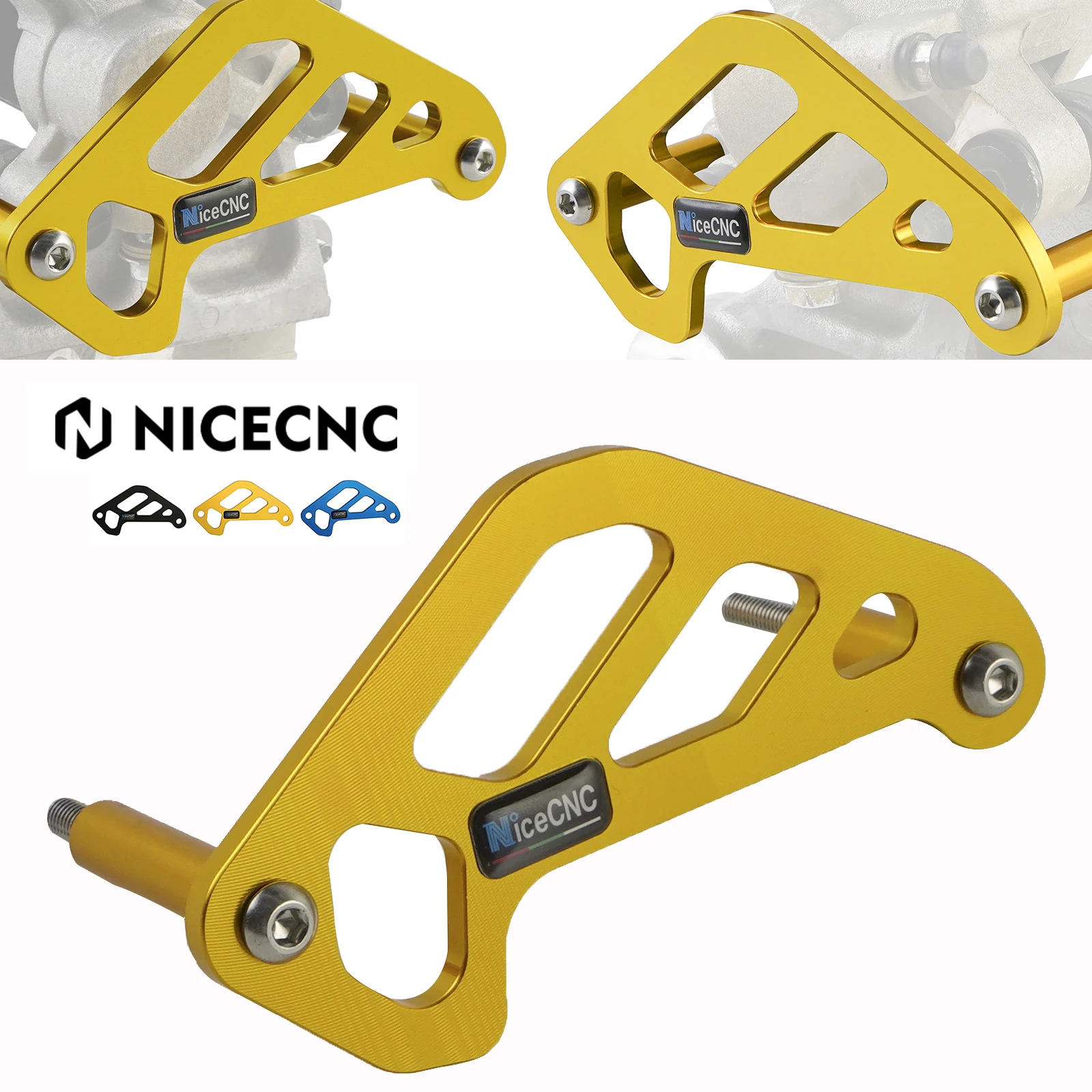 For Suzuki DRZ 400 S DRZ400S DRZ 400S DRZ400 S 2000-2024 2023 2022 2021 2020 2019 2018 NiceCNC Aluminum Rear Brake Caliper Guard