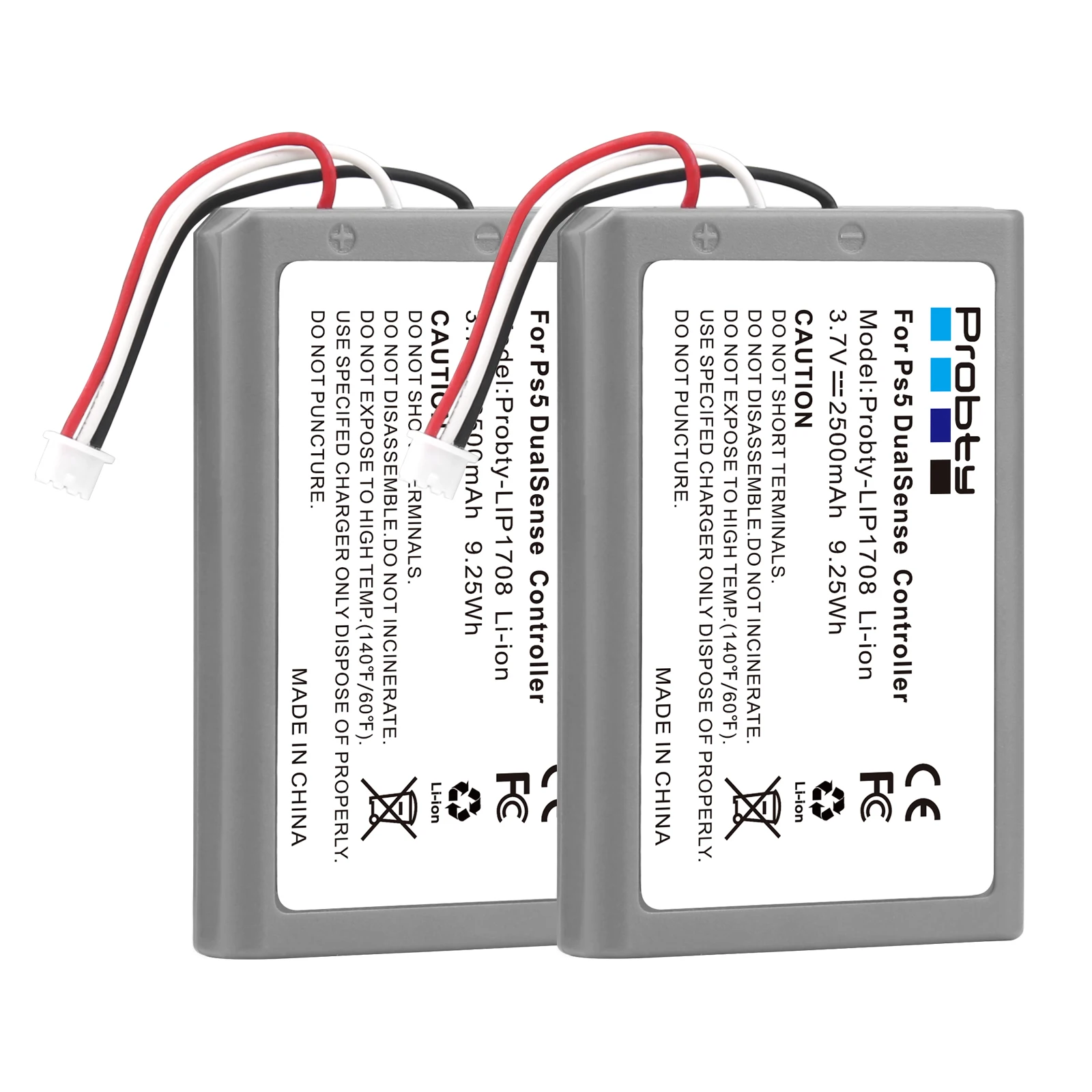 LIP1708 Batterij 2500Mah Voor Sony PS5 Controller, Oplaadbare Ingebouwde Lithium Voor Dualsense Game Controller Batterij
