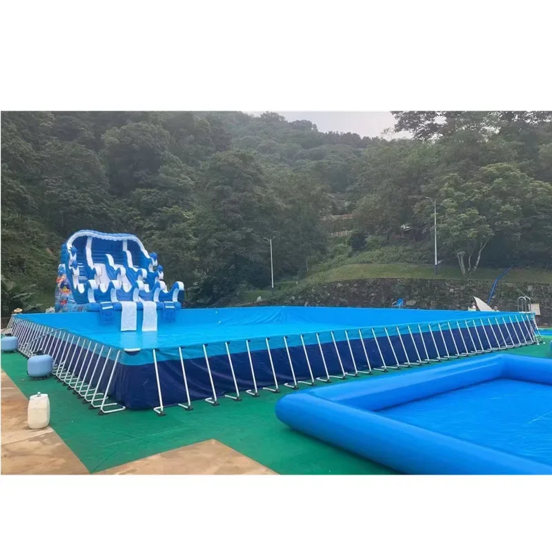 Outdoor easy set up Swimming Metal Frame Pool For Water Sports