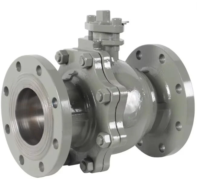 عالية الجودة Q41F الصناعية WCB الكرة صمام عالية الأداء اتجاهين دليل شفة صمام الكرة العائمة