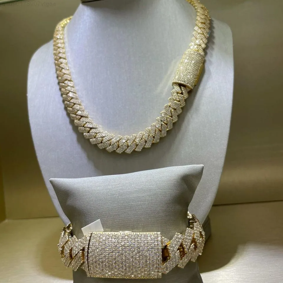

Роскошные Cubanas на заказ 12 мм-20 мм позолоченные латунные зубецы Aaaaa Cz Diamond Iced Out кубинская цепочка в стиле хип-хоп для мужчин