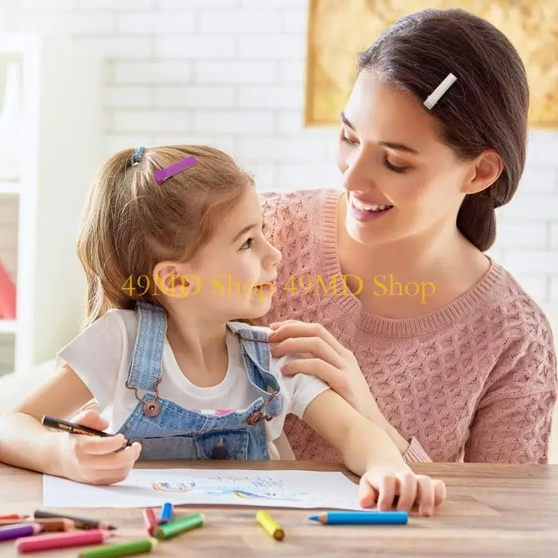 

49MD 100Pcs Single Prongs Metal Alligators Hair Clip Flat Top Hair Grip DIY Hair Clip for Women Girls Hairdresser