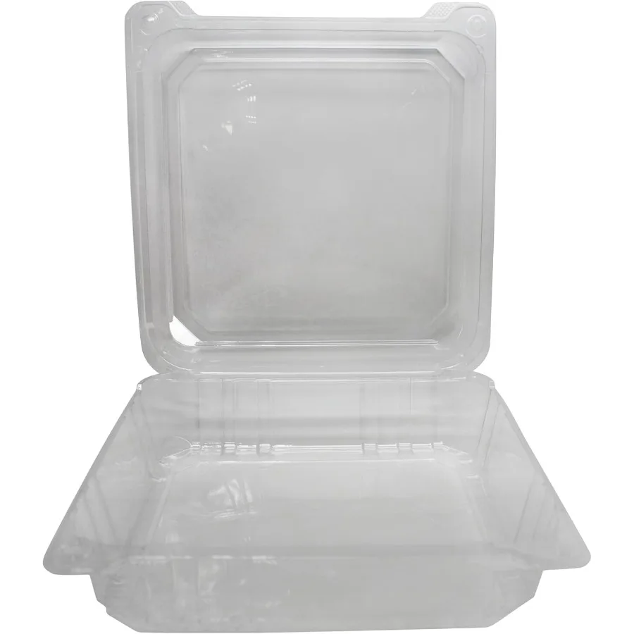 Karat Clamshell Take Out Food Containers [9.3x8.6 200 ct] Durable Stackable CrackResistant To Go Boxes for Restaurant Takeout C