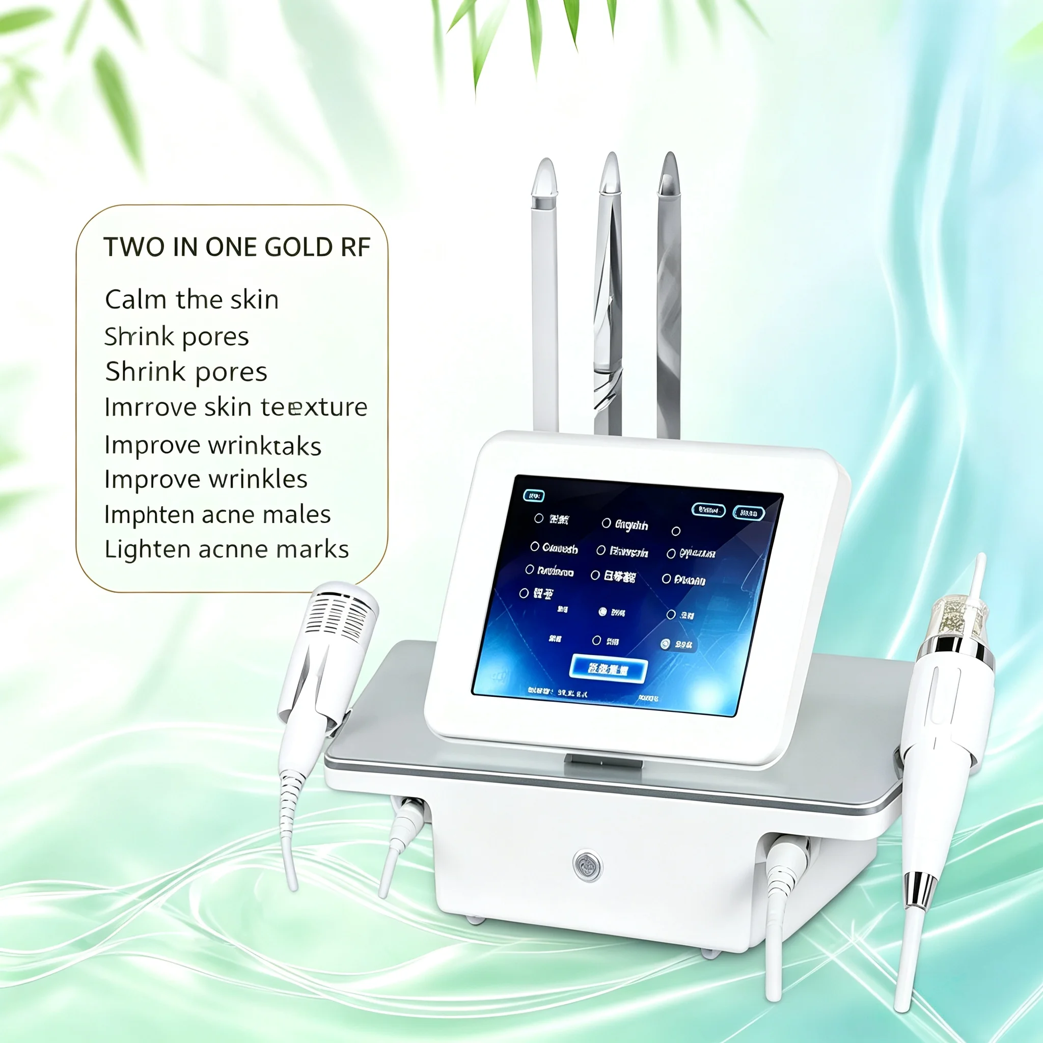 Cartucce per Microneedling RF Morpheus 8 Frazionale in Oro 64 Aghi per Trattamento Viso e Corpo con Radiofrequenza Inmode
