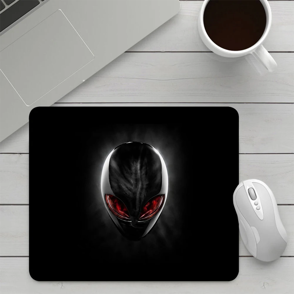 Dell Alienware Small Gaming Mouse Pad Computer Mousepad PC Gamer Mouse Mat Laptop Office Mausepad Silicone Keyboard Mat Desk Pad