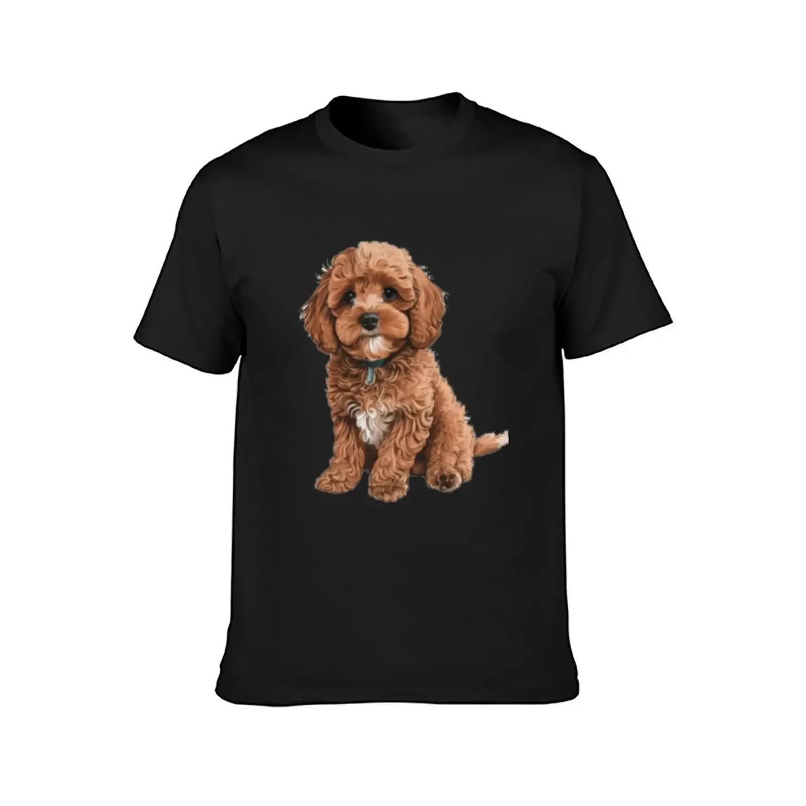 Cockapoo Cavapoo Dog Cavalier King Charles and Poodle dog, Cavadoodle or Cavoodle T-Shirt anime t shirts mens white t shirts