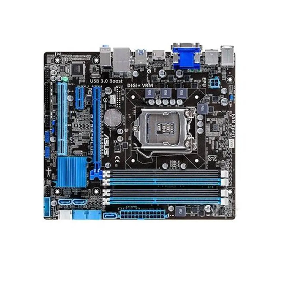 マザーボード B75M-plus+ i5-2500K +SSD120GB+DDR3 12GB ASUS B75M-PLUS デスクトップマザーボード B75 ソケット LGA 1155 i3