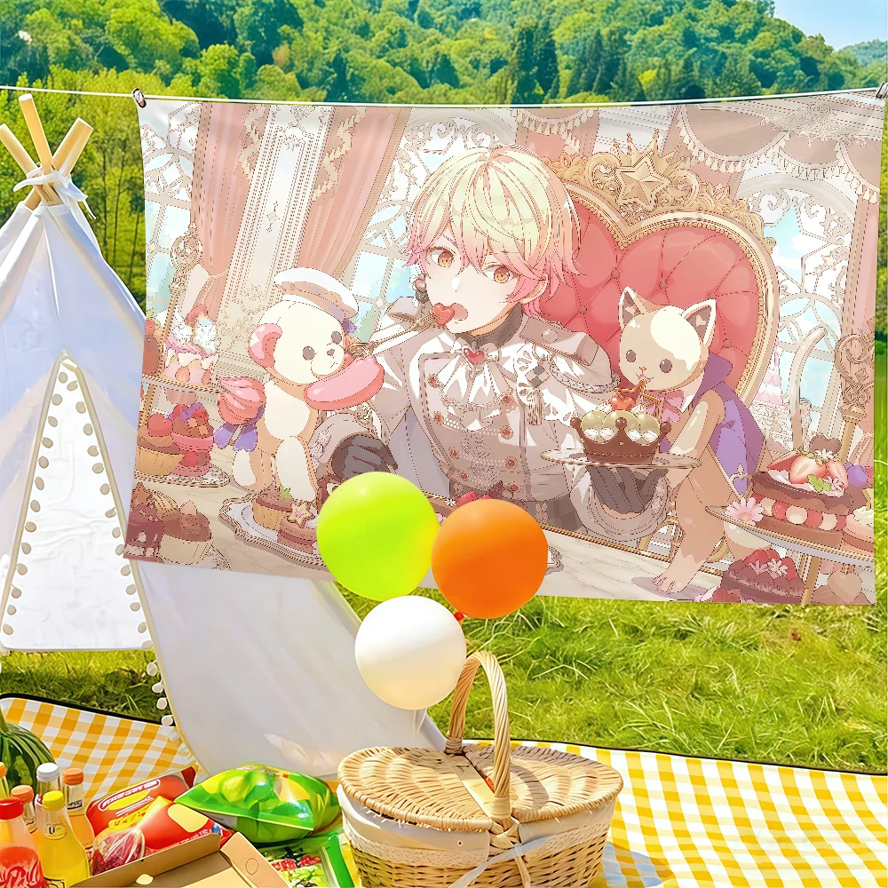Singer T-tenma Tsukasa Flag Suitable For Birthday Parties Living Room Bedroom And Outdoor Camping Decorations