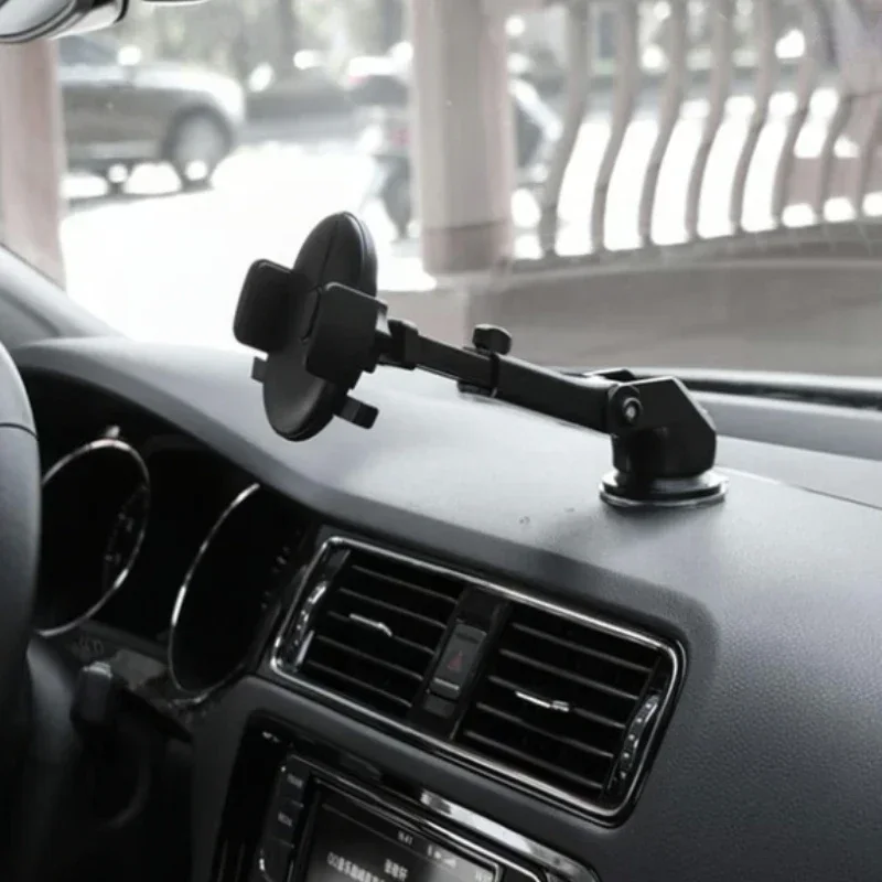 Universal Phone Retractable Car Dashboard Holder Mount 270 Degree Adjustable Car Phone Holder Strong Grip with Suction