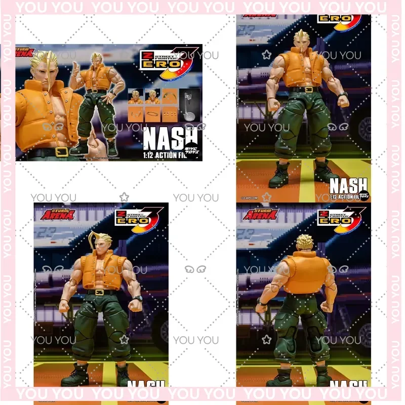 

In Stock Original Storm Toys Arena Charlie Nash Street Fighter Action Figure for Anime Model Toys Collectible
