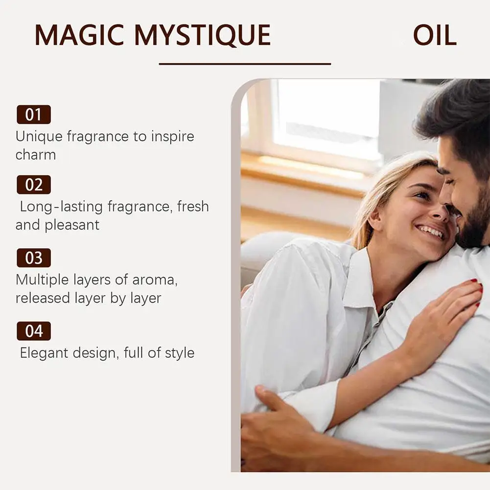 10 мл Allure Pure Парфюмерное масло, Magic Mystique Perfume Свежий легкий и стойкий аромат Сексуальный продукт