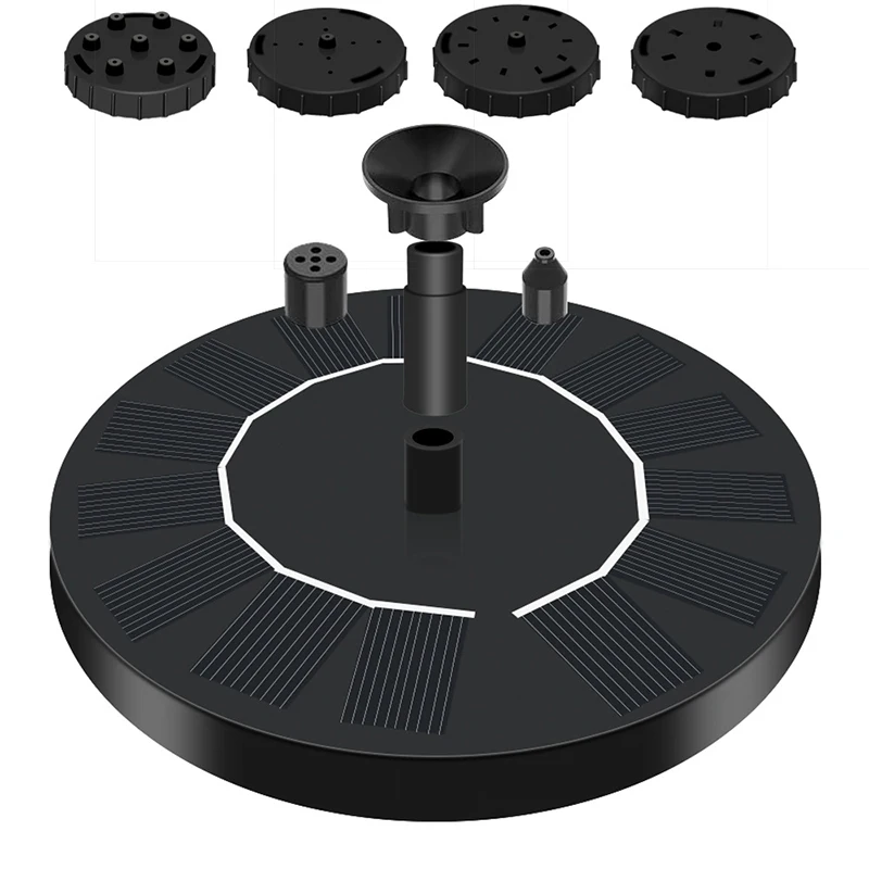 

Solar Panel Floating Fountain | Garden Water Fountain | Perfect For Pool & Pond Decorative Accents Fountain bird bathtub fountai