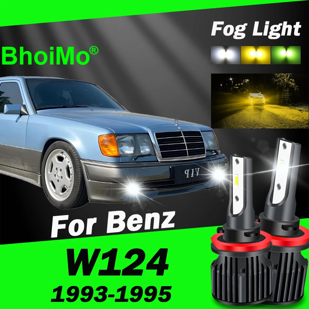 

BhoiMo For Benz W124 1993 1994 1995 Front Fog Light Lamp Led Bulb