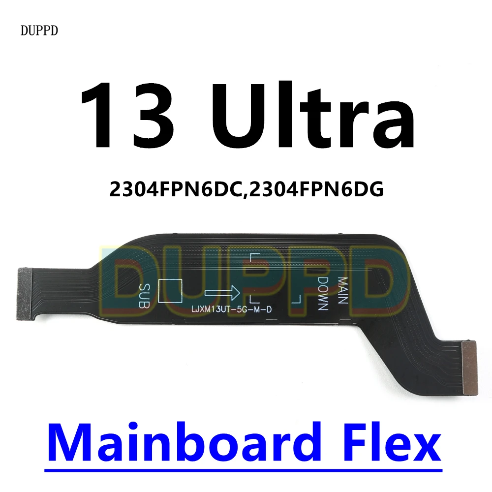 USB Charging Port Mic Microphone Dock Connector Board For Xiaomi Mi 13 Ultra 13Ultra LCD Mainboard Main Flex Cable