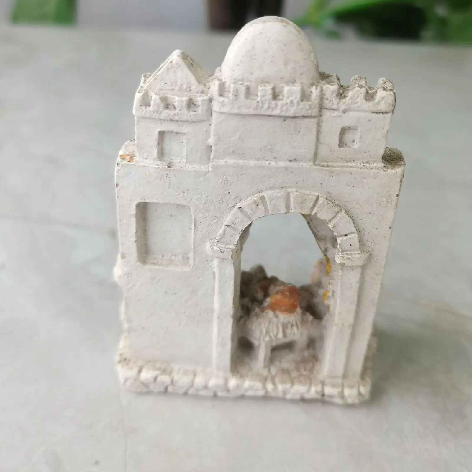 Resin Holy Family Statue Artwork Christmas Figure Desk Display Crafts Nativity