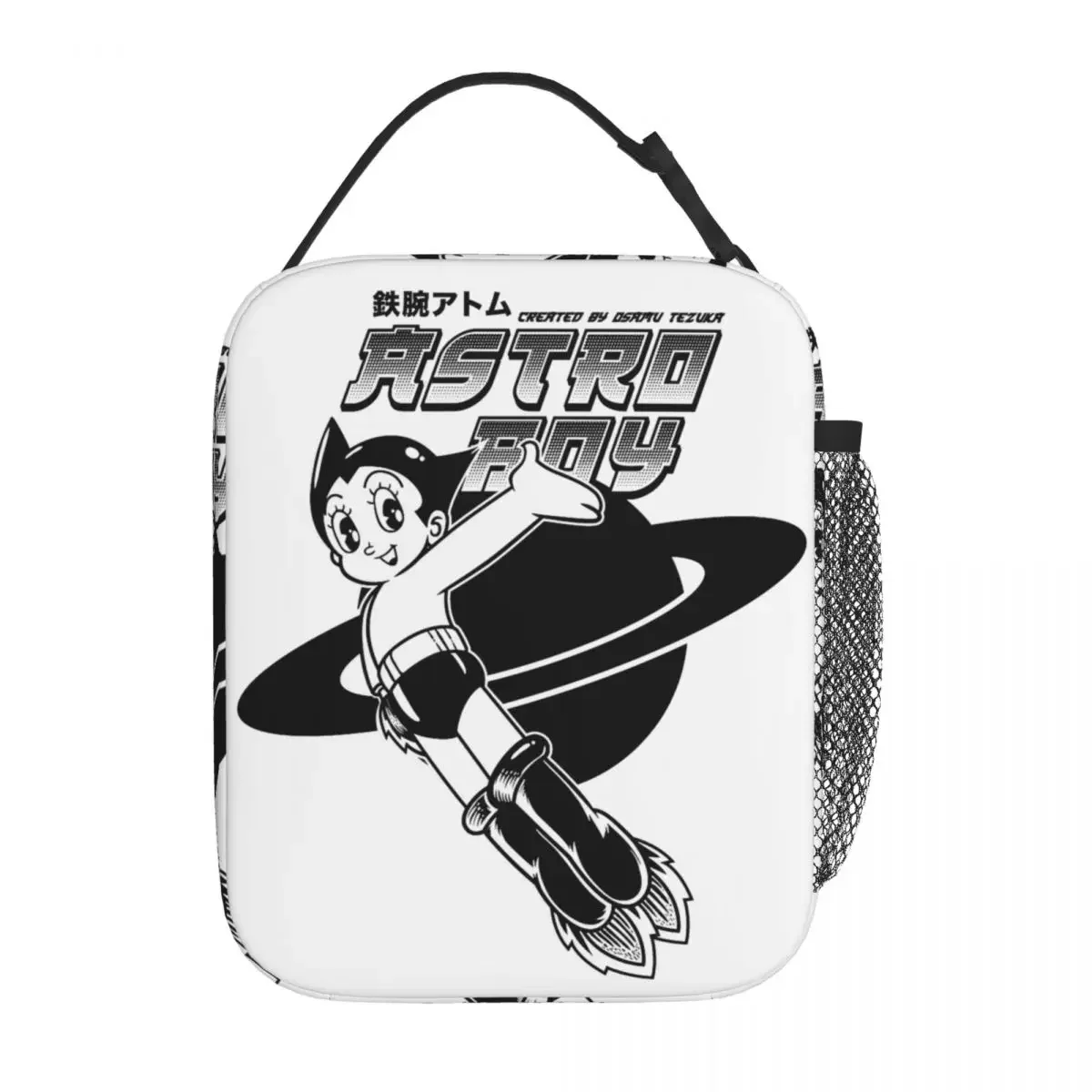 

Astro Boy Insulated Lunch Bags Leakproof AstroBoy Anime Reusable Cooler Bag Tote Lunch Box Work Picnic Food Storage Bags