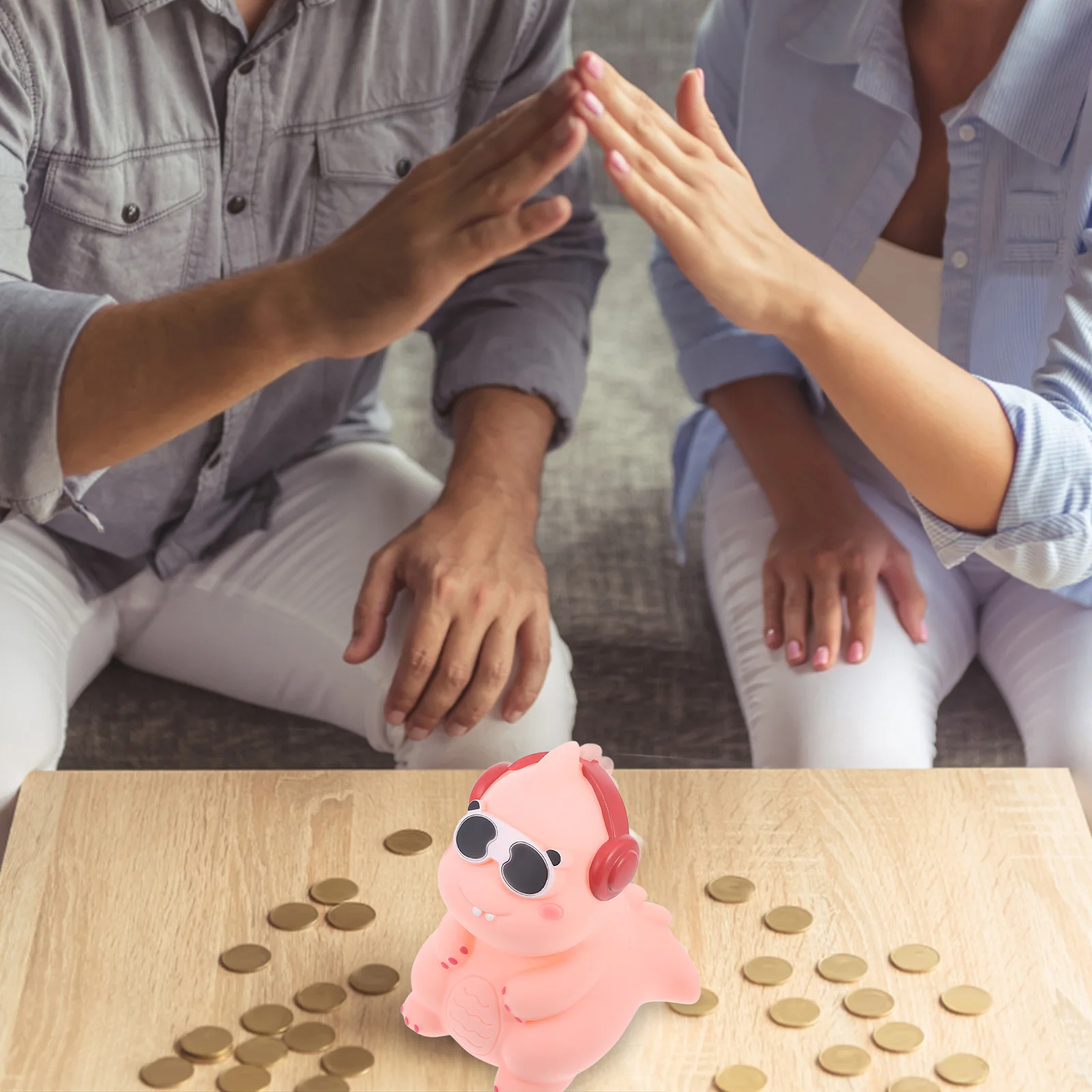 Dinosaurusvormige spaarpot Vinyl Geldpot Desktop Muntautomaat Leuke Cartoon Spaarbank voor kinderen Meisjes Jongens Verjaardagscadeau