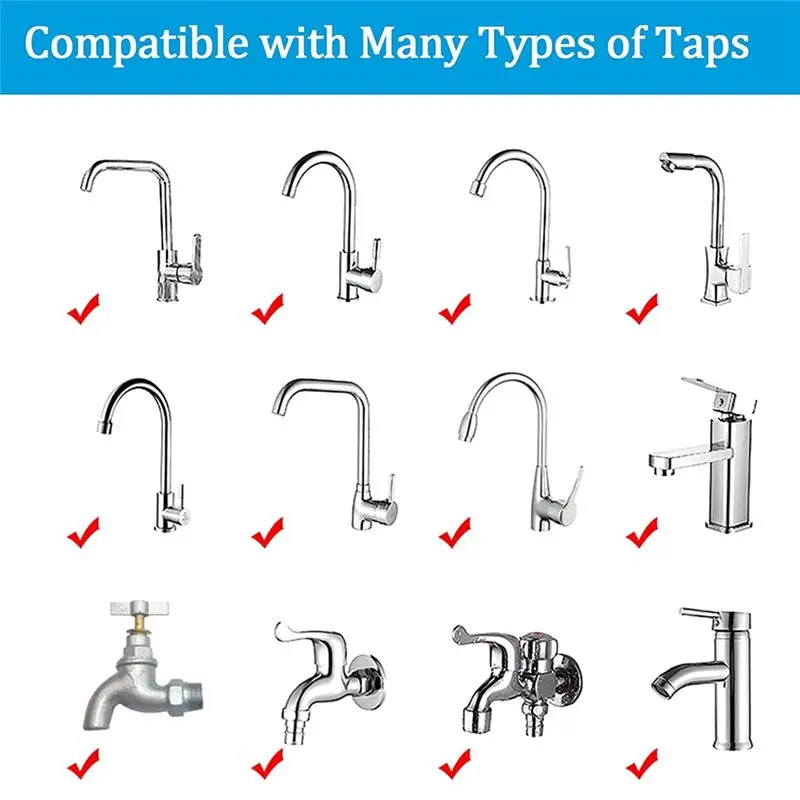 AA10RR Sink Water Filter Faucet, Faucet Filter,360° Rotating Faucet Filters Purifier Tap Filtration for Home Bathroom & Kitchen