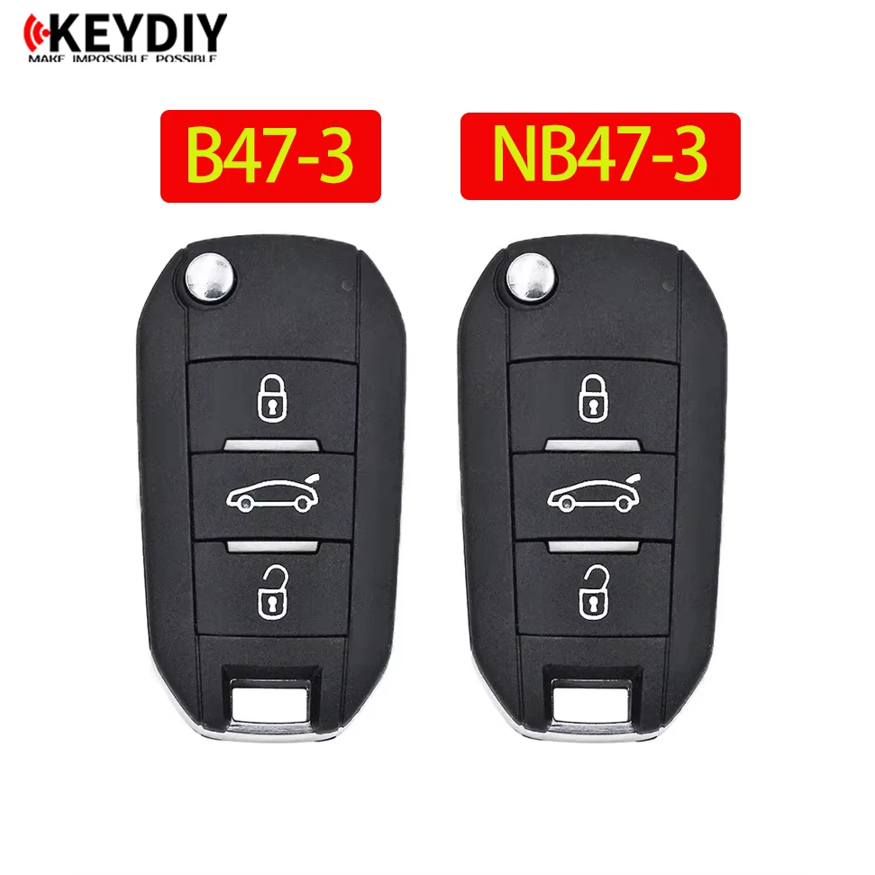 5pcs KEYDIY KD B Series B47-3 NB Series NB47-3 Remote Car Key for KD-X2 KD900 Mini KD URG200 KD-MAX