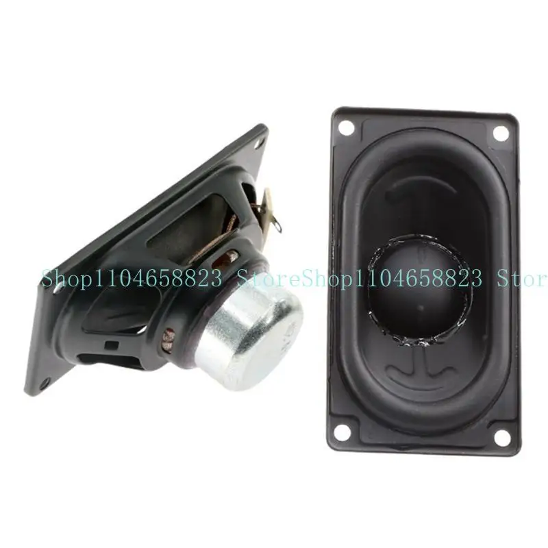 Altavoz con bocina 4Ω, 20W, altavoz rectangular 80x45mm, altavoz con imán interno para 6 5, altavoz compatible con