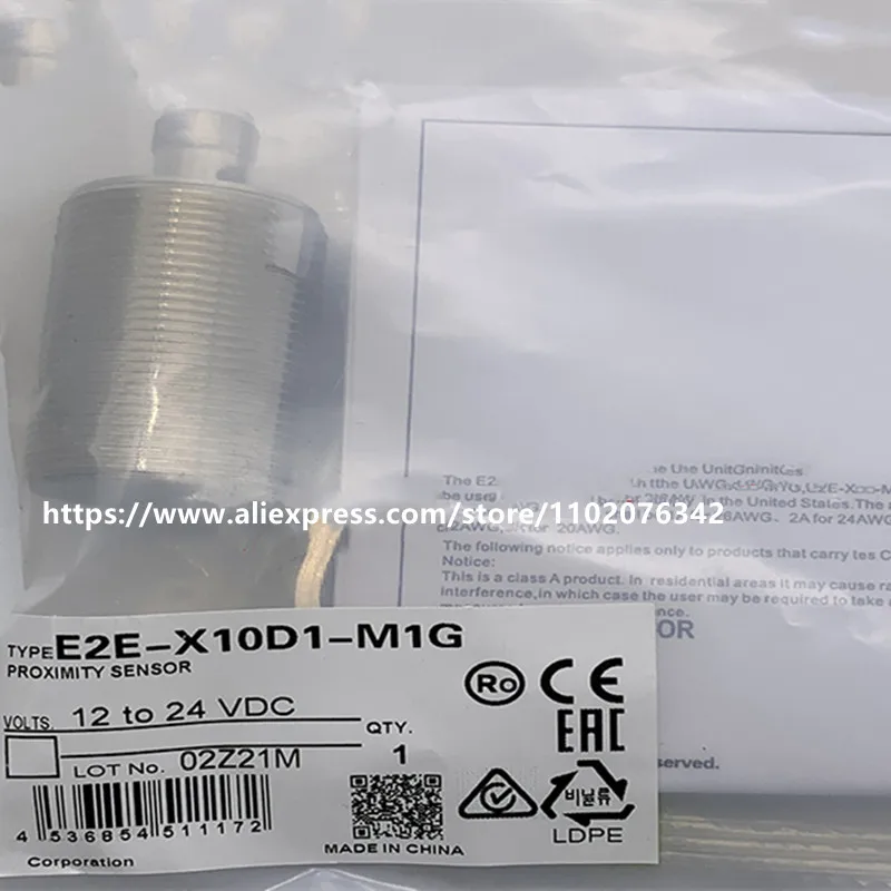 

3PCS New proximity switch E2E-X10E1-M1 E2E-X10E1-M1-Z E2E-X10F1-M1 E2E-X10F1-M1-Z