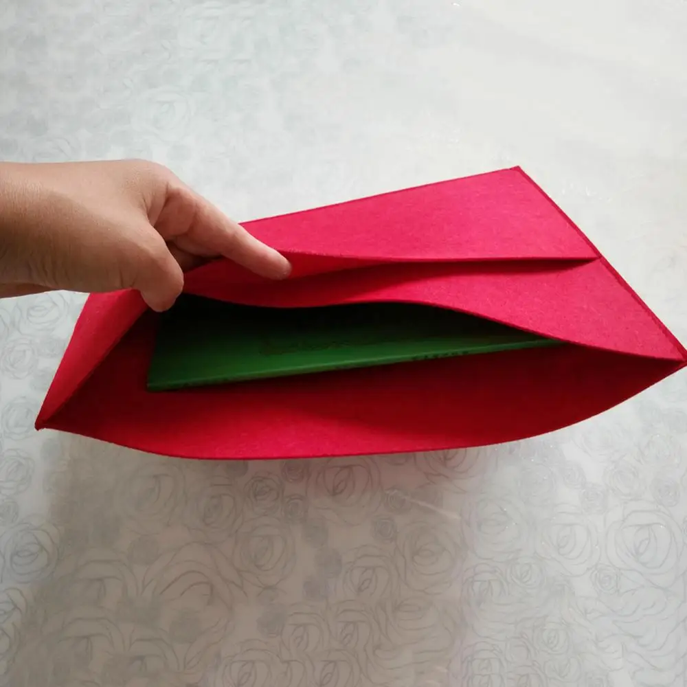 34*25cm Felt Document Bag Envelope A4 File Pocket Document Holder Organizer Business Information Folder School Office Supply