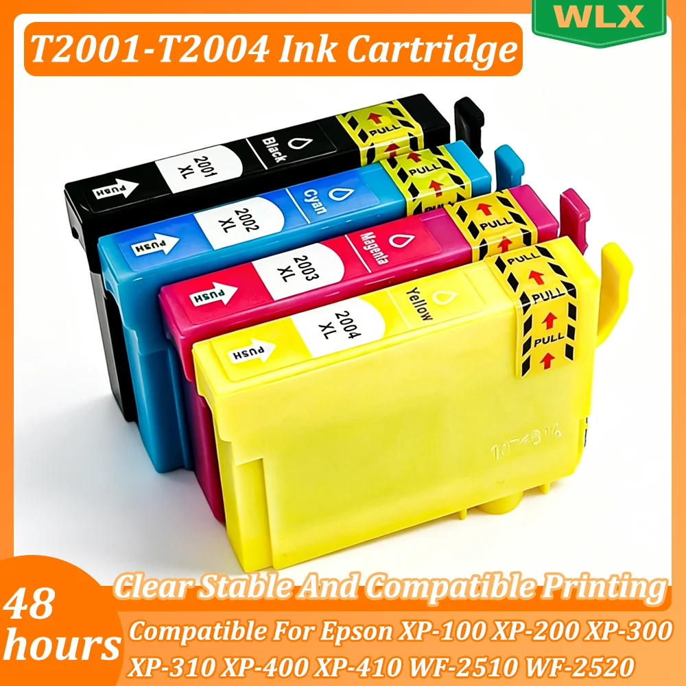 200 T200 200XL T200XL T2004 T2003 T2002 T2001 Ink Cartridge For Epson XP-100 XP-200 XP-300 XP-310 XP-400 XP-410 WF-2510 WF-2520