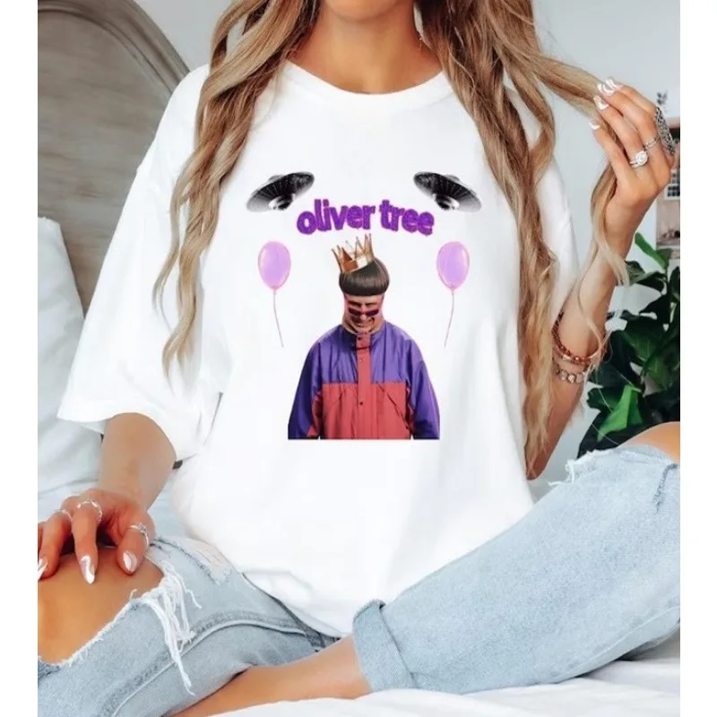 Oliver Tree Merch T-shirt Men Short Sleeve Tee Unisex Tops Clothes Causal Female Y2K Tops