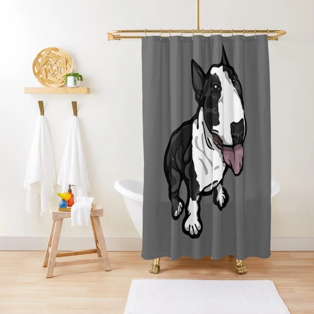 Happy Black and White Bully Shower Curtain Bathroom Decor Anime Bathroom Luxury Bathroom Shower Curtain